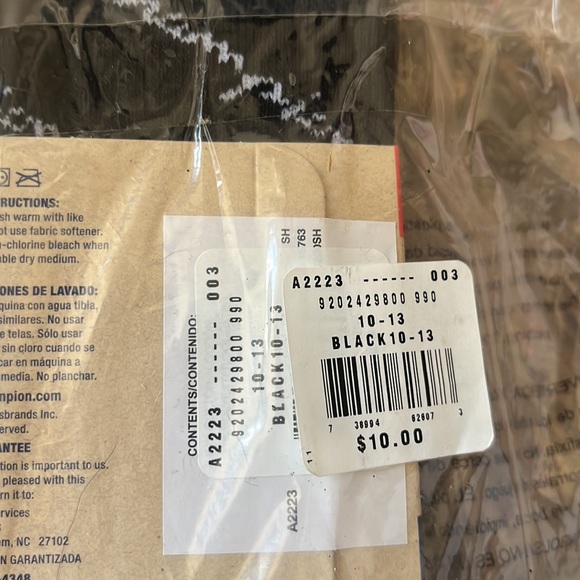 Champion | Black Crew Socks 2 PAIRS - Picture 5 of 5